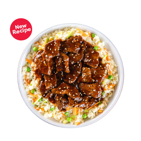 Savory Beef teriyaki & Stir-Fried Rice (500grams)