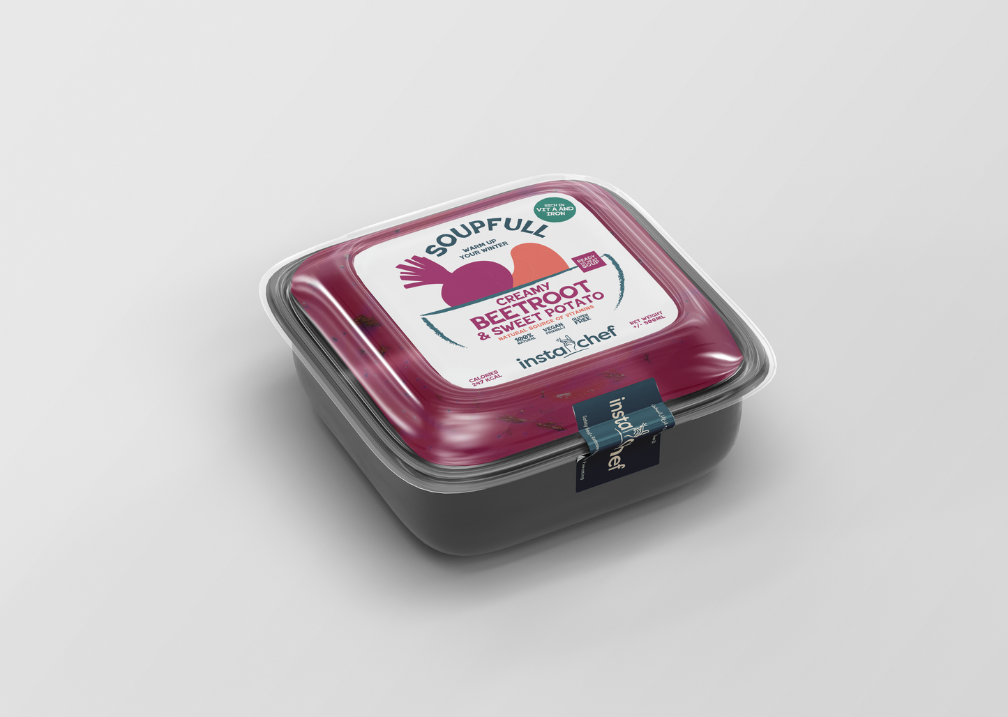 Beetroot & Sweet Potato Soup (500ml)