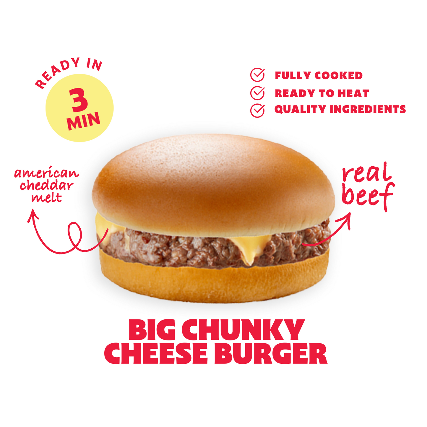 Big Chunky Cheeseburger (200grams)