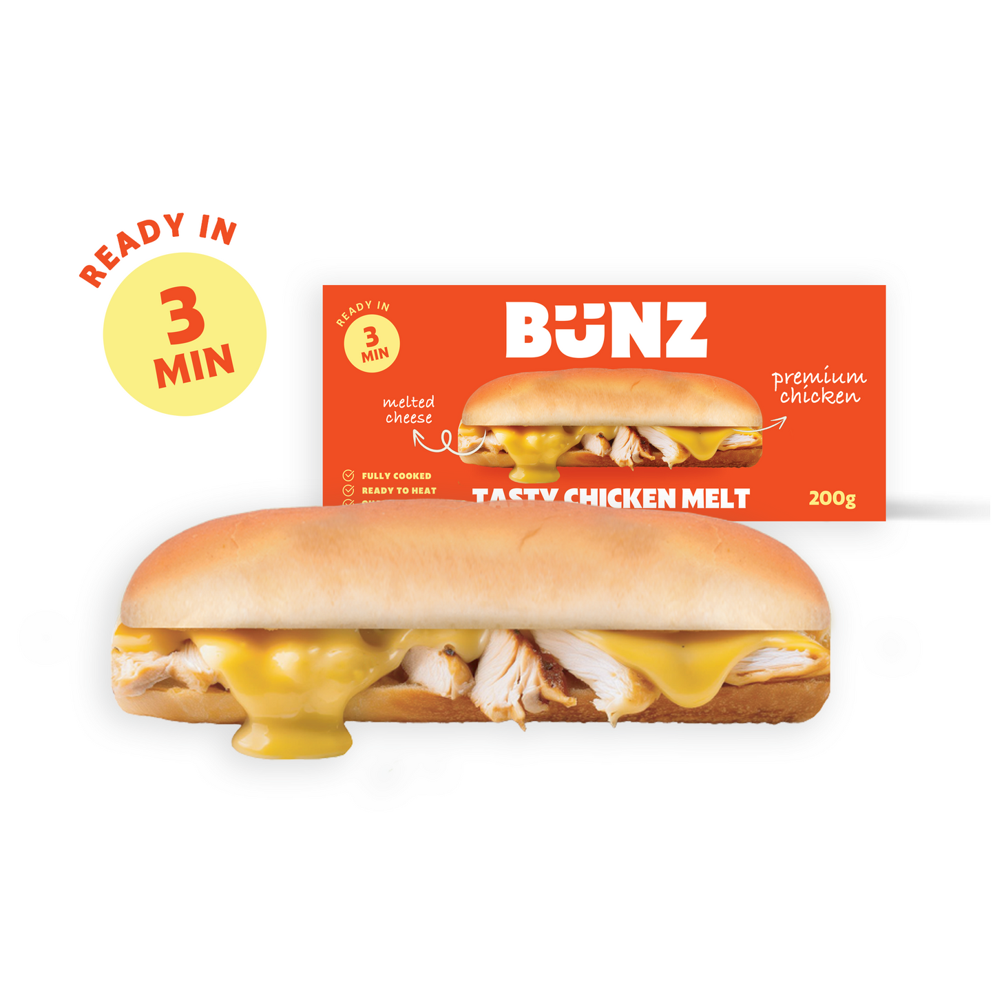 BBQ Chicken Melt (200grams)