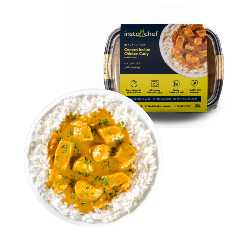 Creamy Chicken Curry & White Rice (700grams)