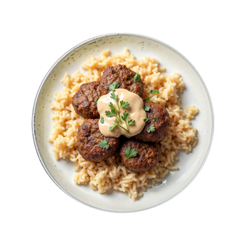 Savory Turkish Kefteh & Cinamon Basmati Rice (450 Grams)