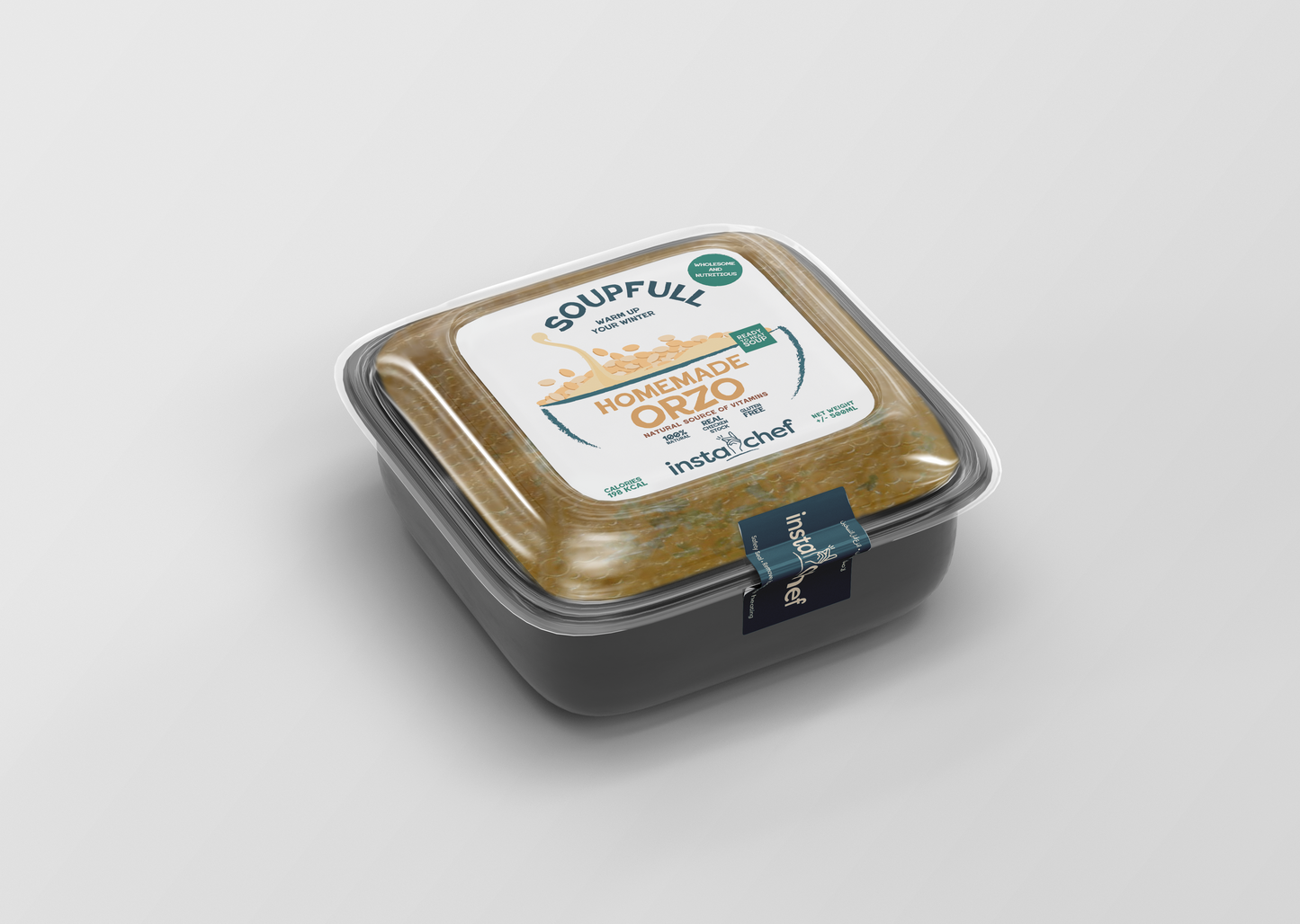 Orzo in Chicken Broth Soup (500ml)