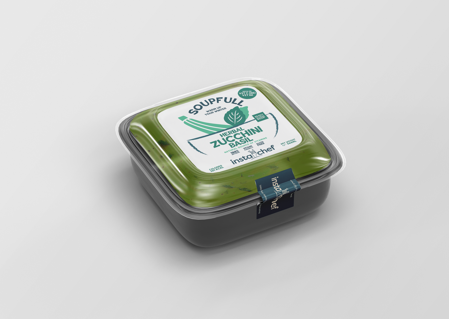 Zucchini & Fresh Basil Soup (500ml)