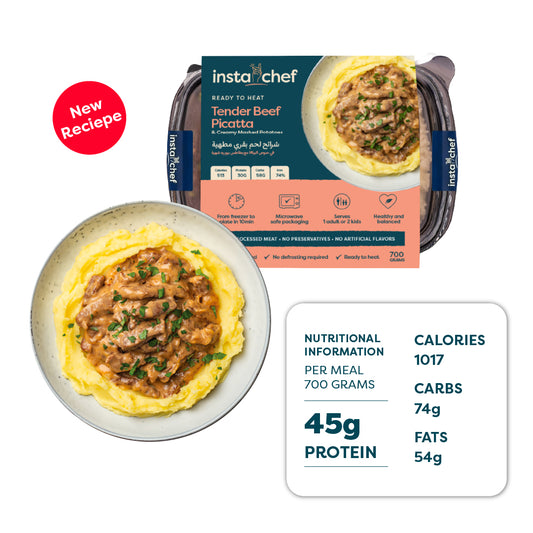 Tender Beef Piccata & Creamy Mashed Potatoes (700grams)