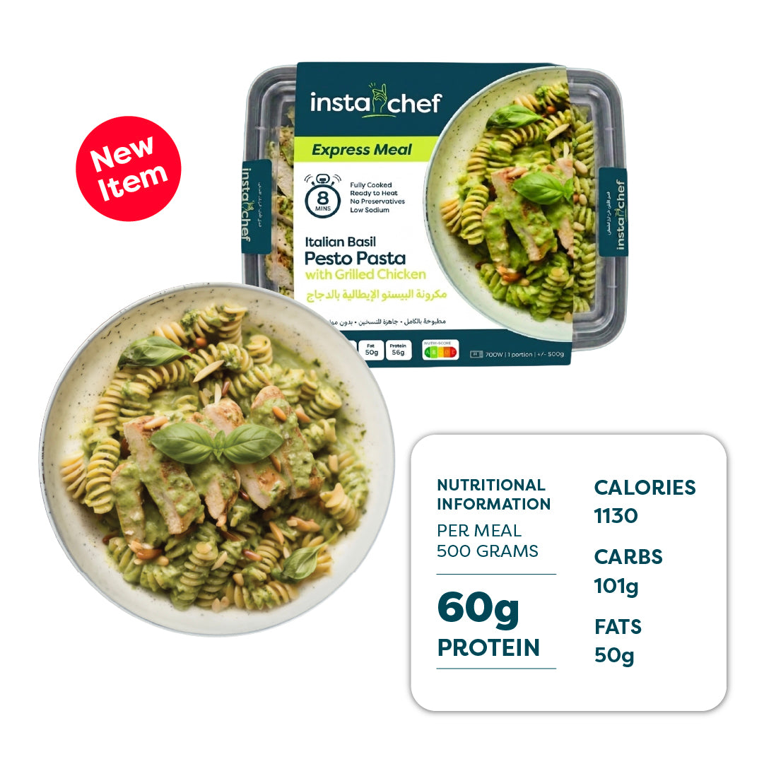 Italian Pesto Pasta with Grilled Chicken (500grams)