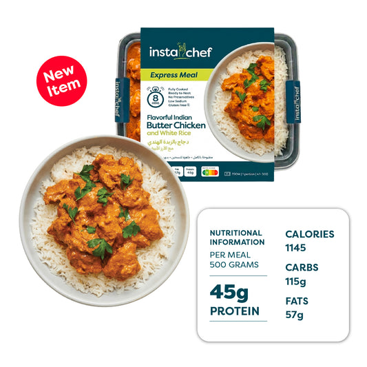 Indian Butter Chicken & White Rice (500 grams)