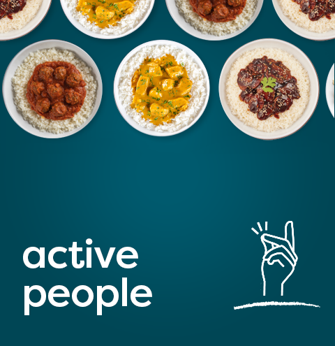 Active People Weekly Lunch  (6 Upsize Meals 700grams)