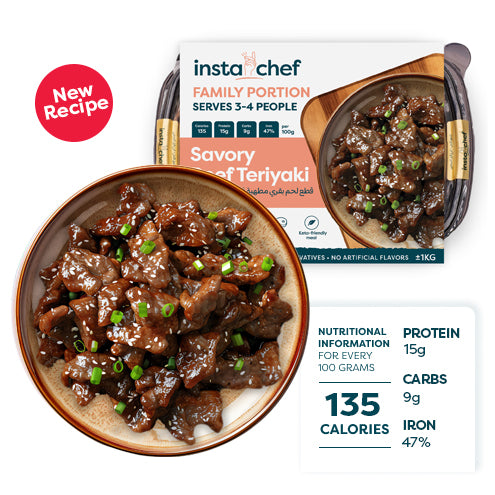 Flavorful Beef Teriyaki - 1 Kilogram Pack