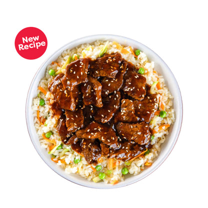 Savory Beef teriyaki & Stir-Fried Rice (500grams)