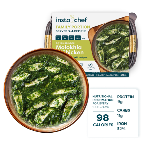 Egyptian Molokhia & Chicken - 1 kilogram Pack
