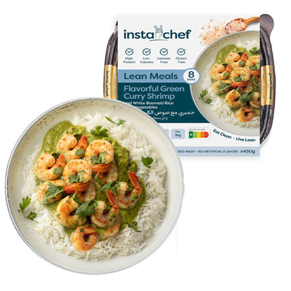Flavorul Green Curry Shrimp & White Basmati Rice (450 Grams)